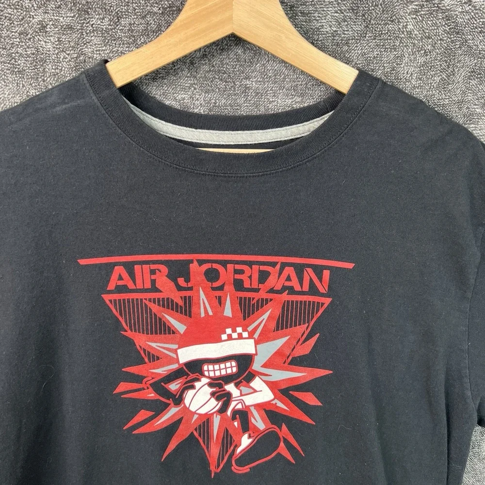 Nike Air Jordan Mens Shirt Size XL Black Red Air Jordan Basketball